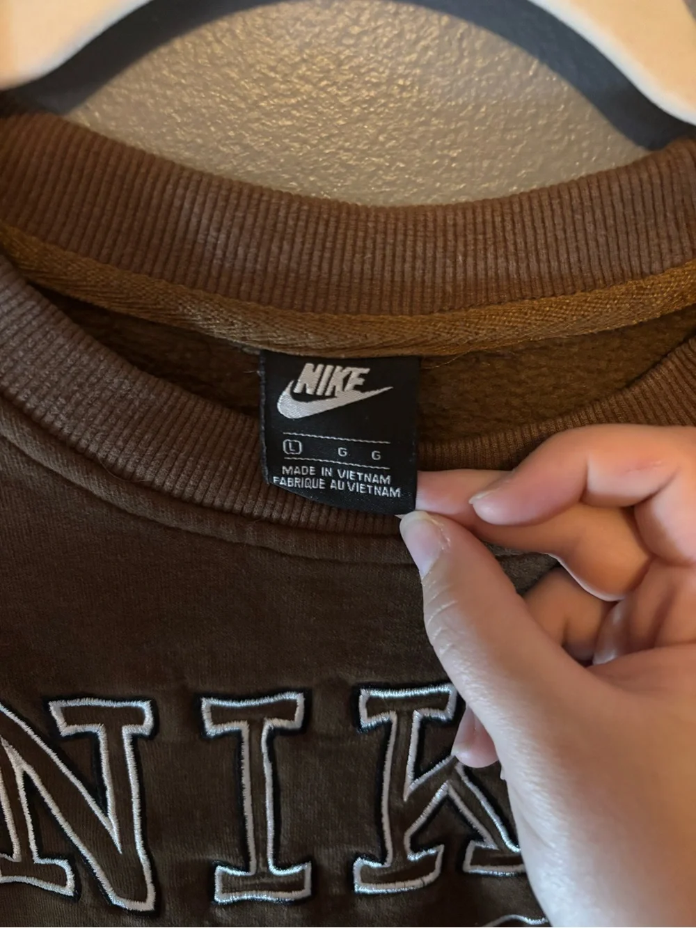 Nike Brown Crewneck Sweatshirt